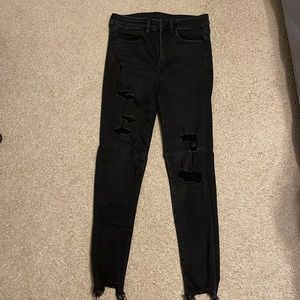 American eagle ripped skinny jeans